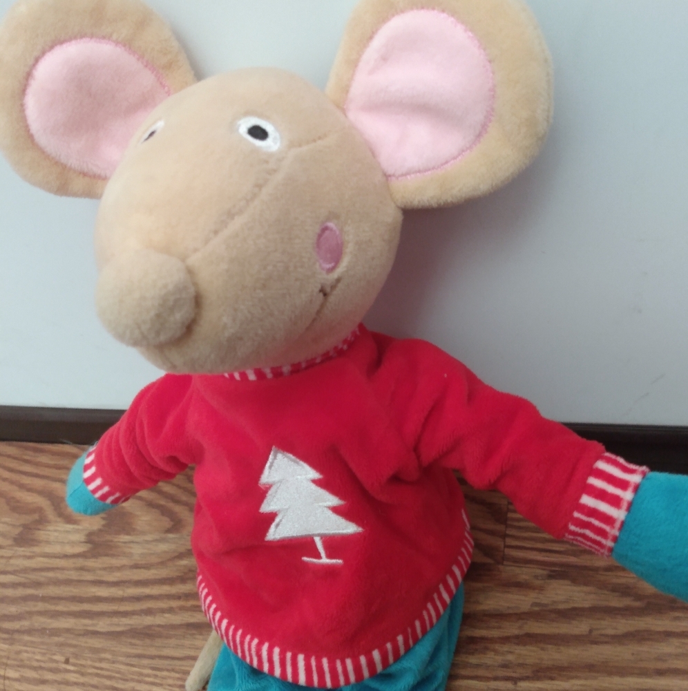 World Market plush Christmas mouse